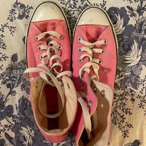Chuck Taylor All Star Classic, Pink High Top - Men's 8.5/Women's 10.5/UK 8.5